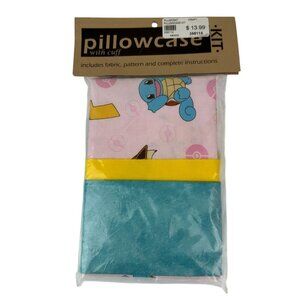 Craft Warehouse Pokemon Pillowcase Sewing Kit New Pikachu Eevee Squirtle Pink Bl